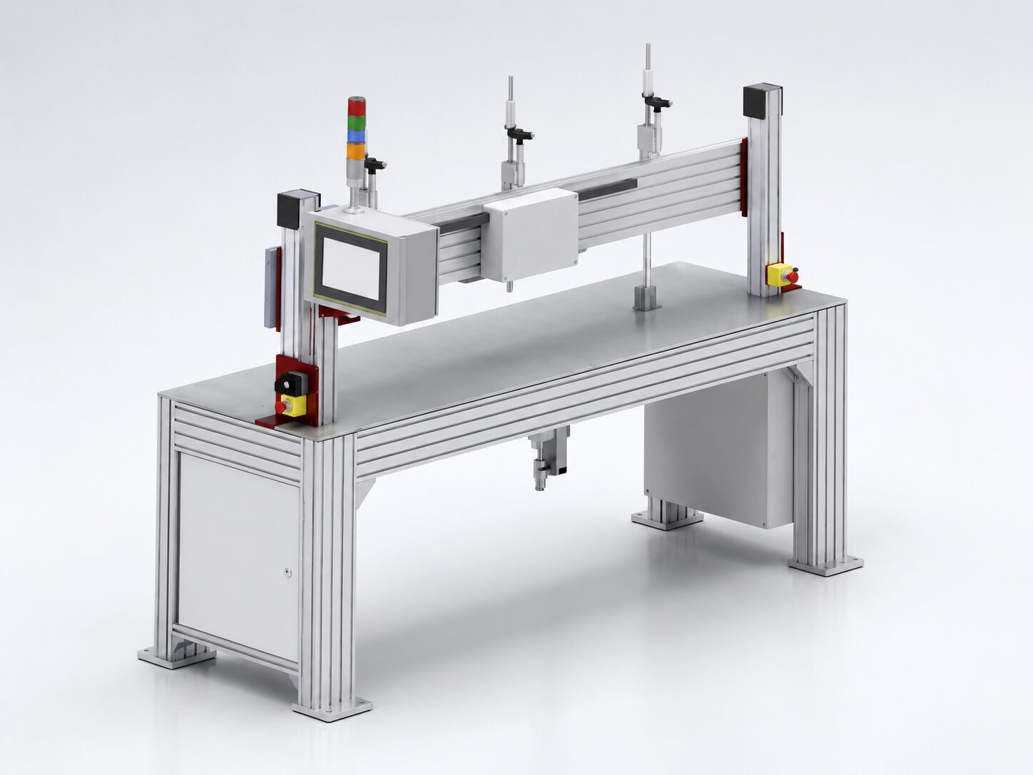 3D rendering of the statistical test bench